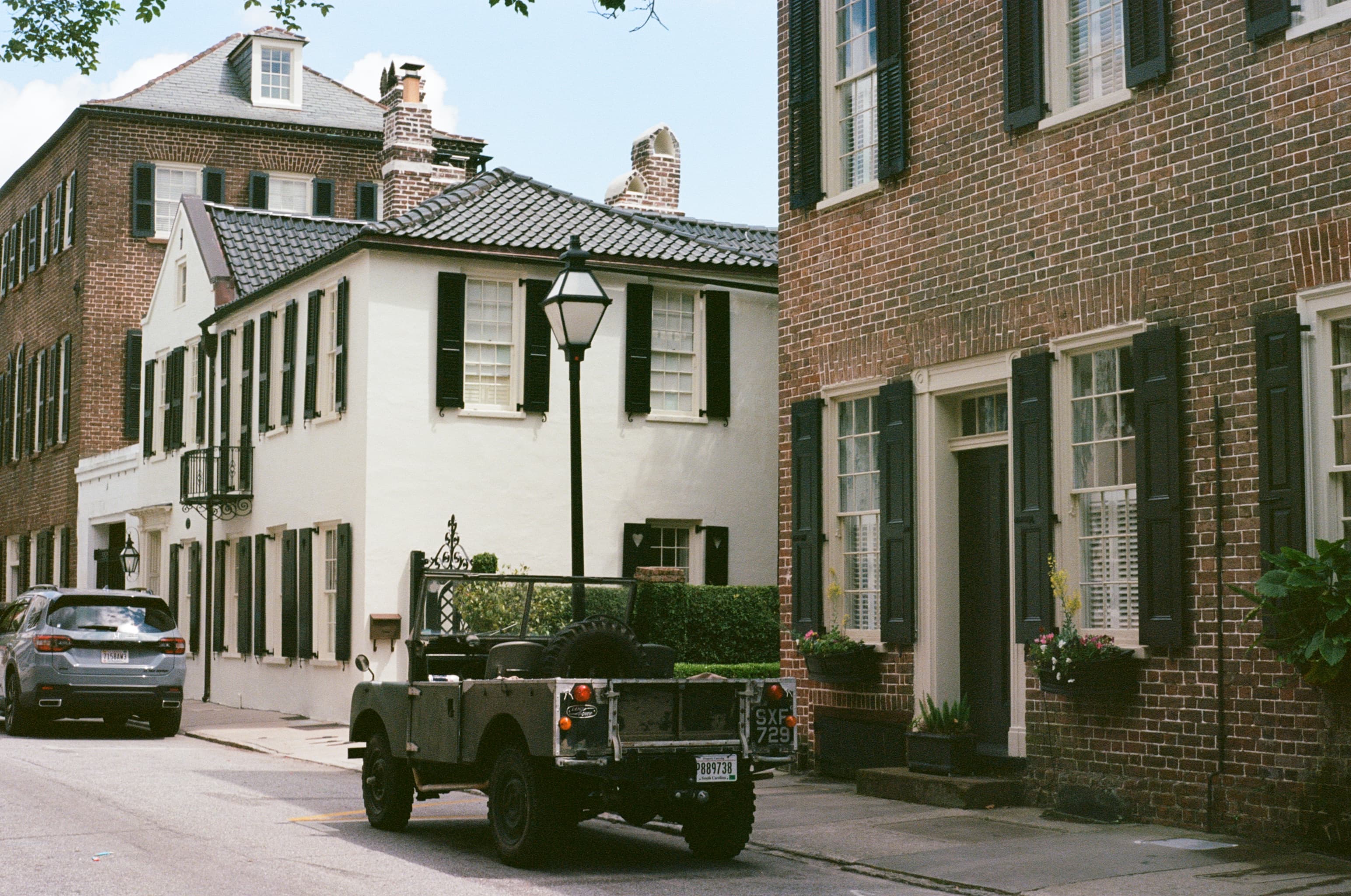 A historic residential street in Charleston